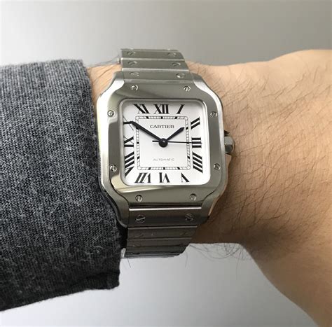 cartier watch de santos|santos de cartier watch price.